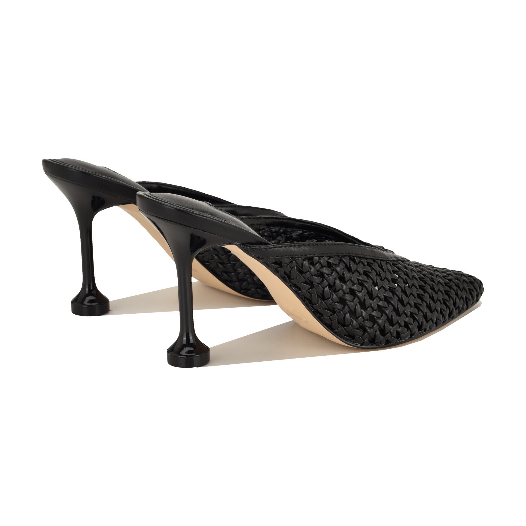 Grasso Woven Mule Pumps - Image 3