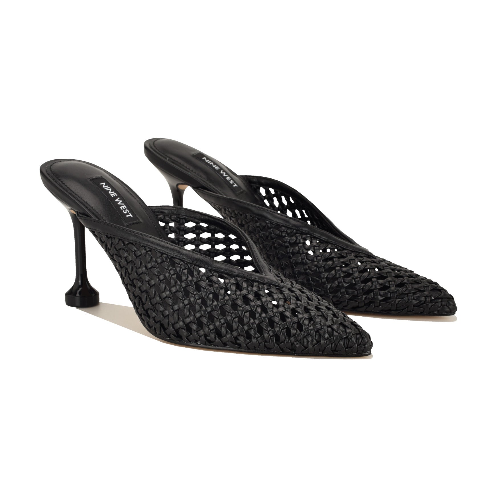 Grasso Woven Mule Pumps - Image 2